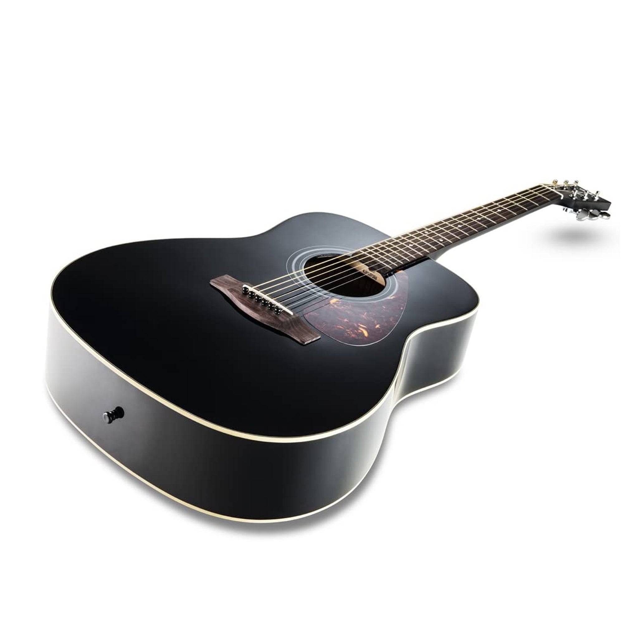 Yamaha F370 4/4 dreadnought acoustic guitar in gloss - Black