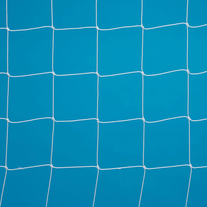 SENIOR FOOTBALL GOAL NET WHITE FP14, 3MM, 7.32 X 2.44M, PAIR