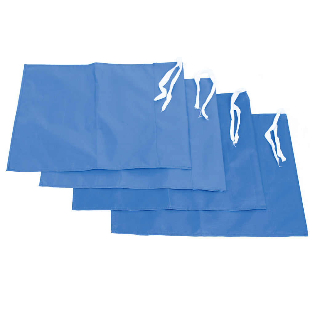NYLON CORNER FLAG 300 X 290MM, BLUE, SET OF 4