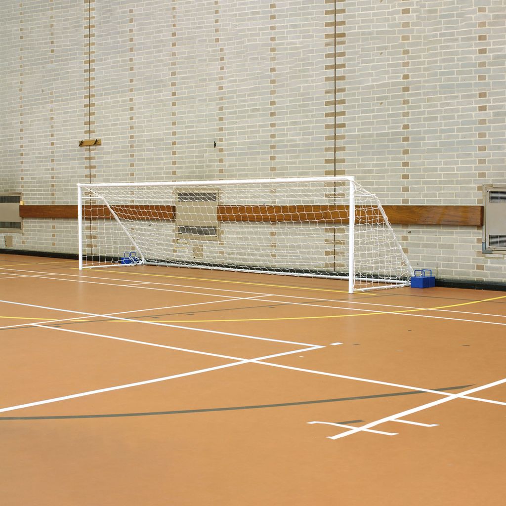 FS1 FOLD-AWAY 5-A-SIDE FOOTBALL GOAL 2.44 X 1.22M, PAIR