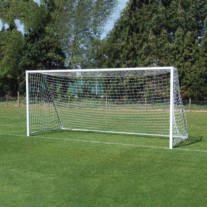 FREESTANDING ALUMINIUM MINI SOCCER GOAL POST 4.88 X 1.83M, FIXED, PAIR