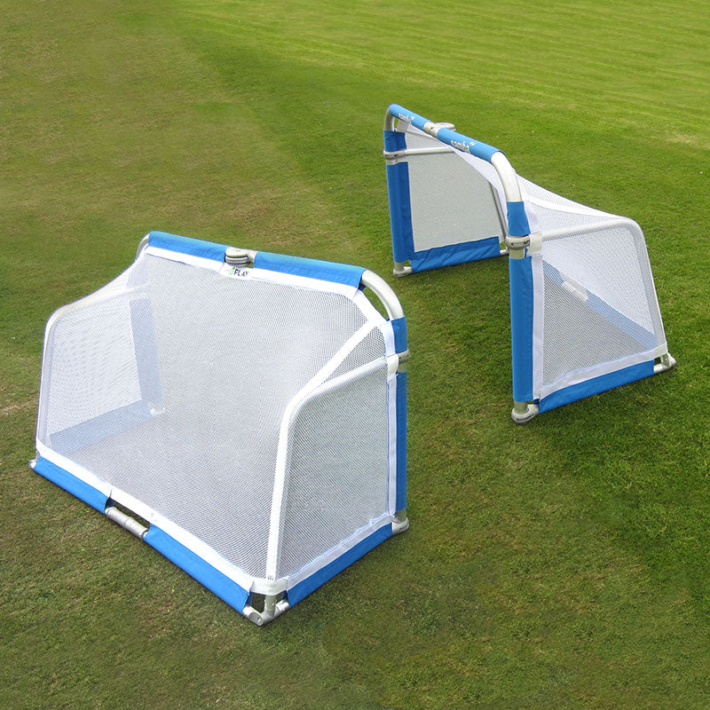 SAMBA ALUMINIUM FOLDING FOOTBALL GOAL 1.55M X 1.0M, PAIR
