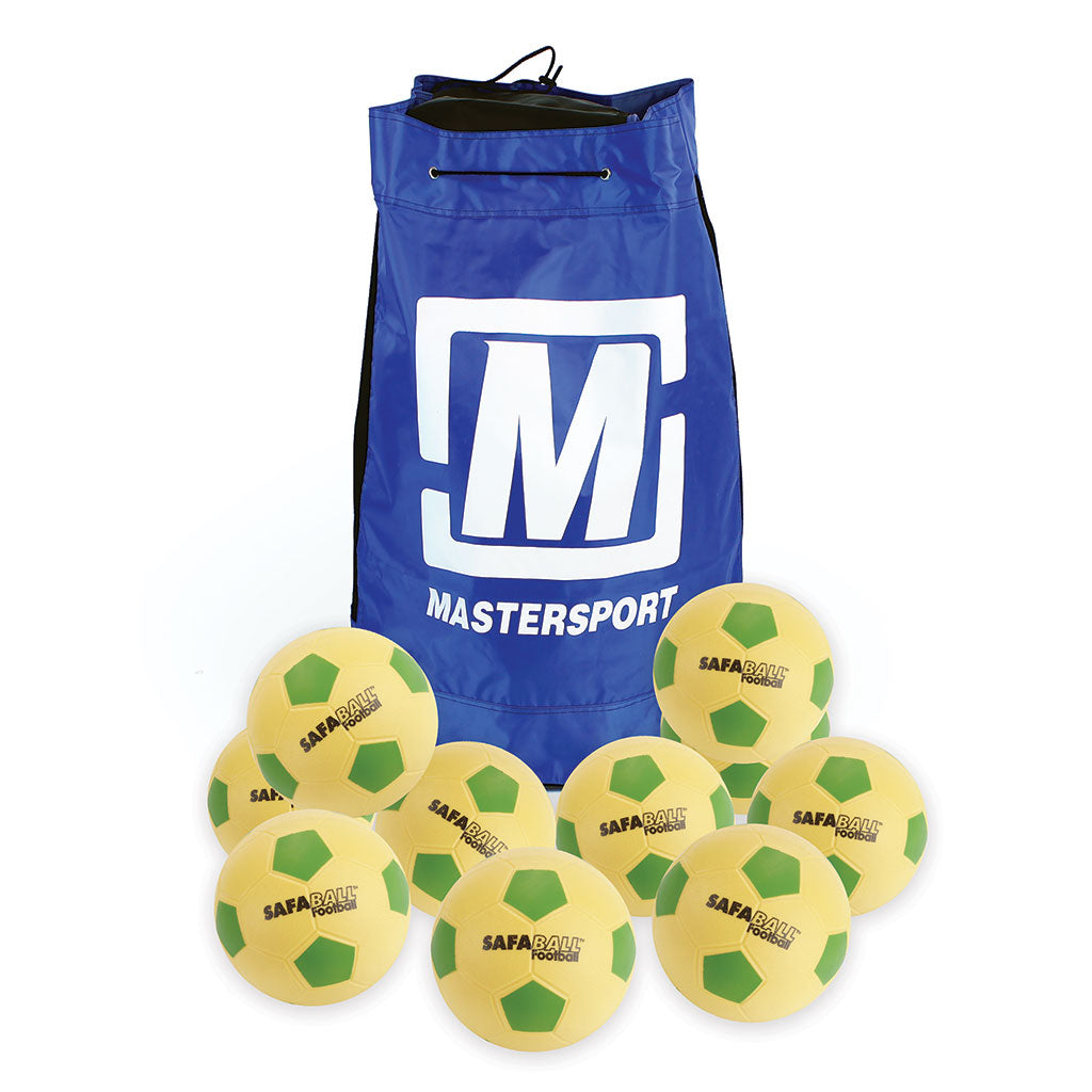 SAFABALL SOFT TOUCH FOOTBALL SIZE 4, BAG OF 10