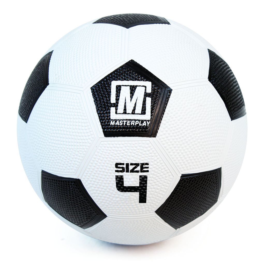 MASTERPLAY RUBBER DIMPLE FOOTBALL SIZE 4