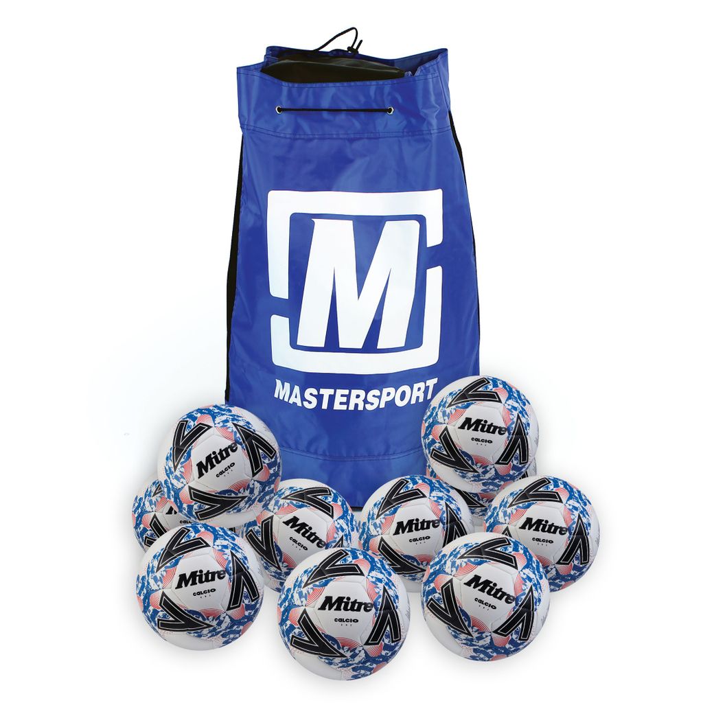 MITRE CALCIO 2.0 WHITE, SIZE 4, BAG OF 10