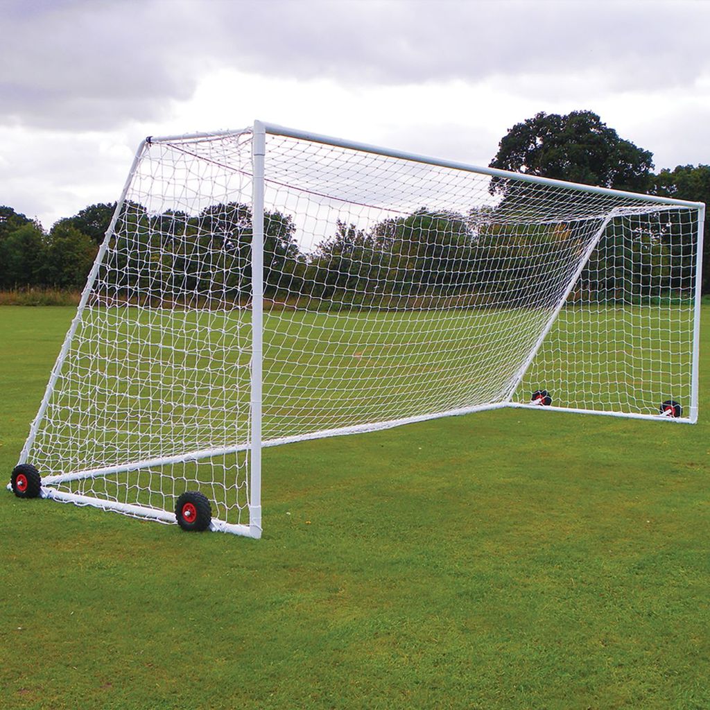 CHAMPION PORTABLE STEEL GOALS 6.40M X 2.12M