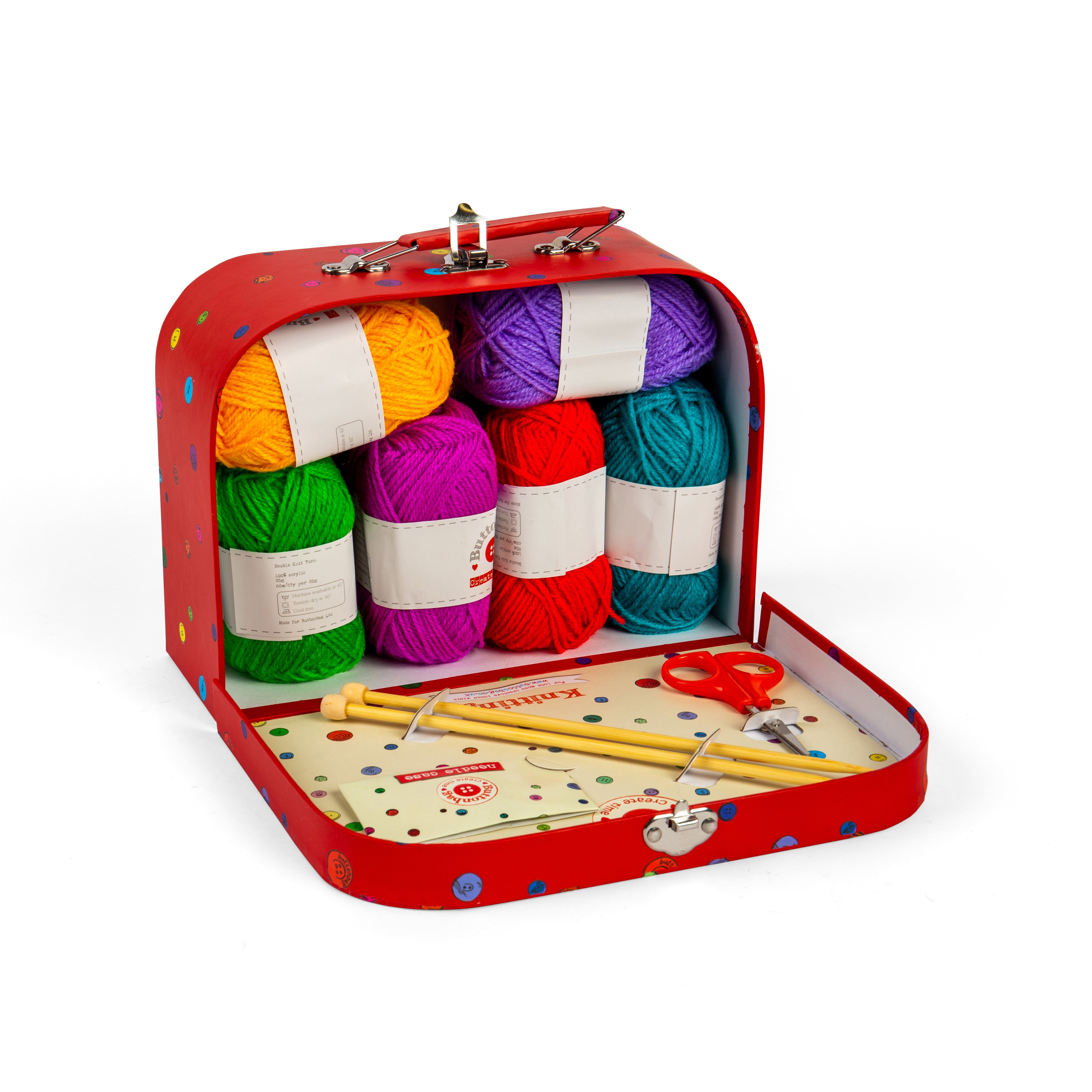 Knitting Kit - Buttonbag (8 Years +)