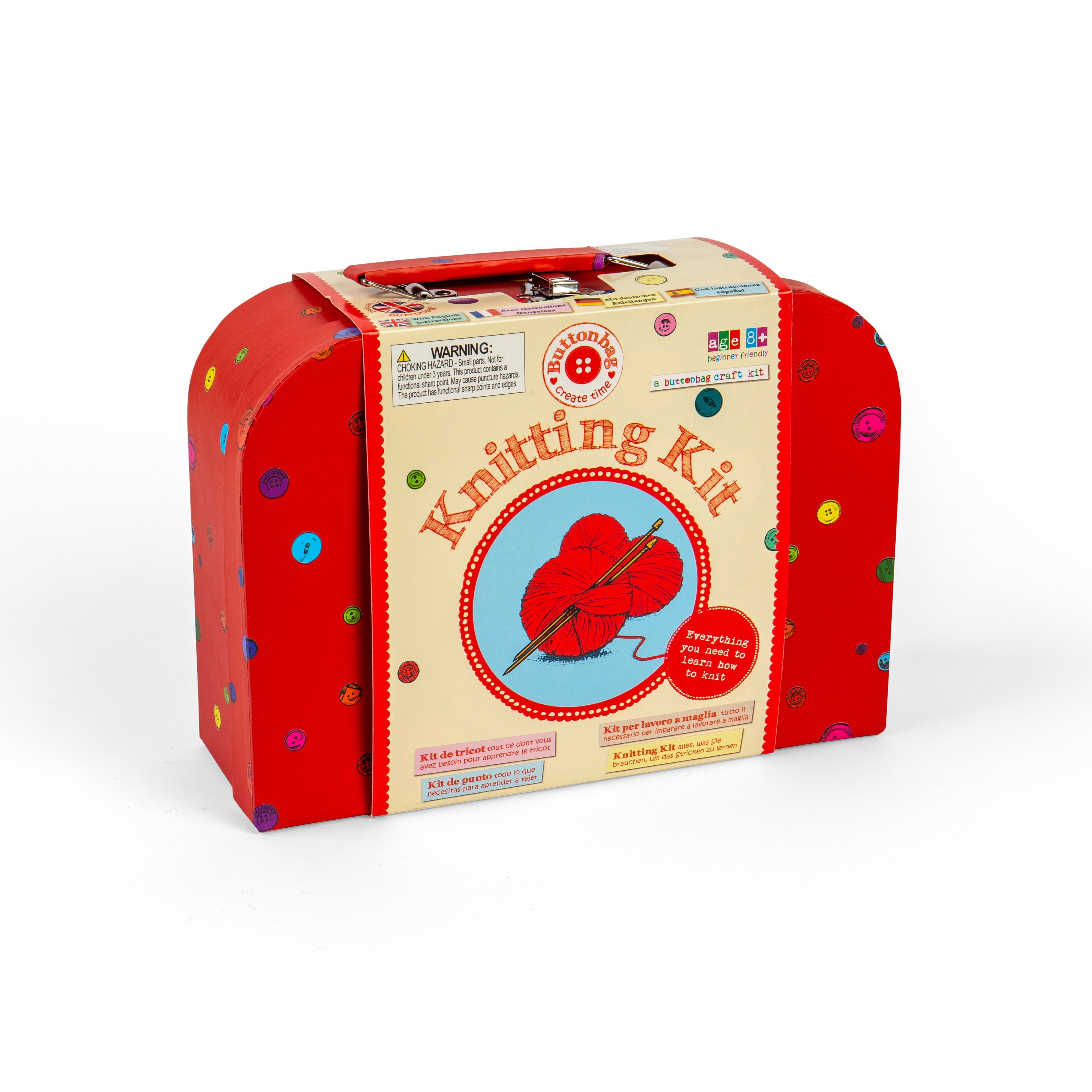 Knitting Kit - Buttonbag (8 Years +)