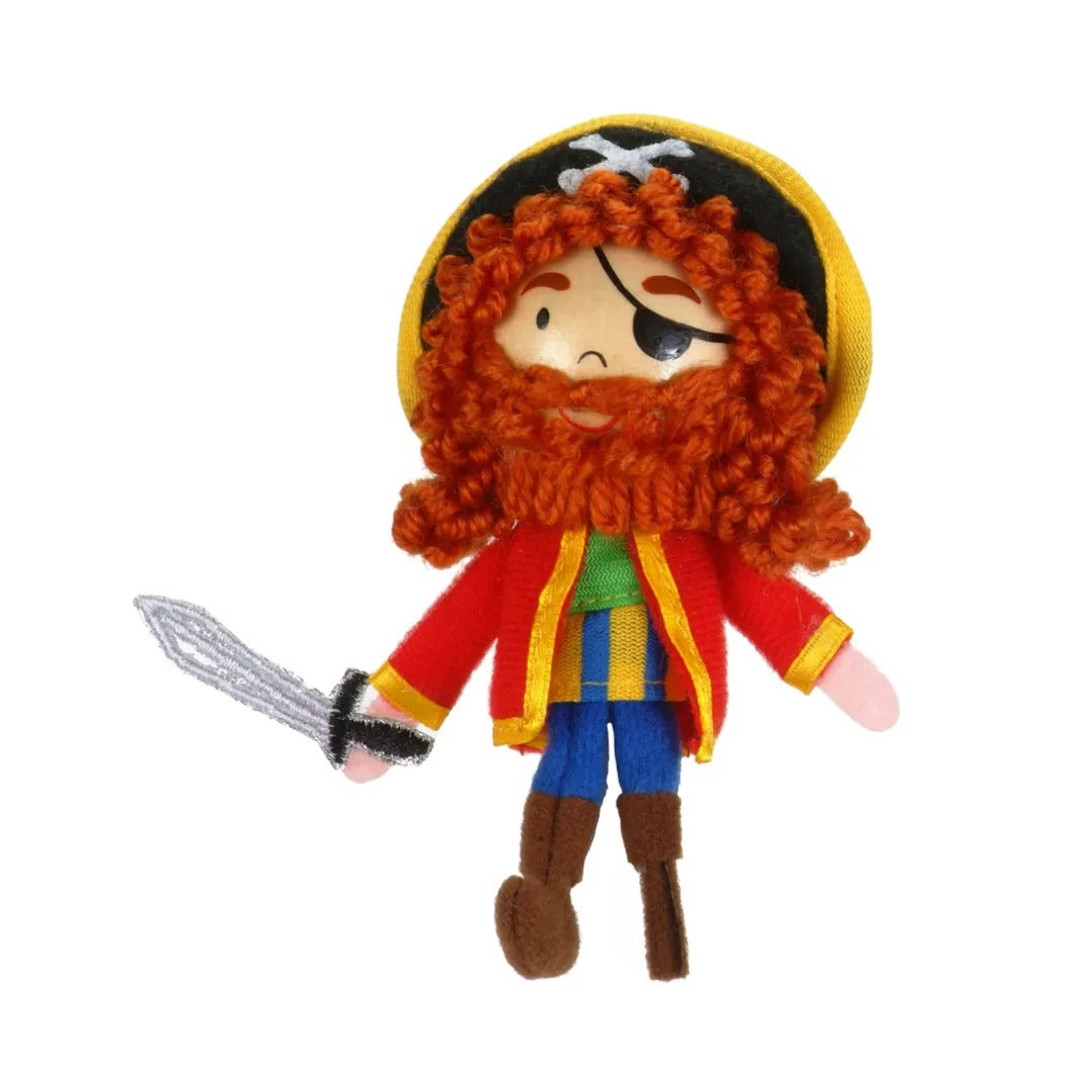 Long John Silver Finger Puppet (6) (3 Years +)