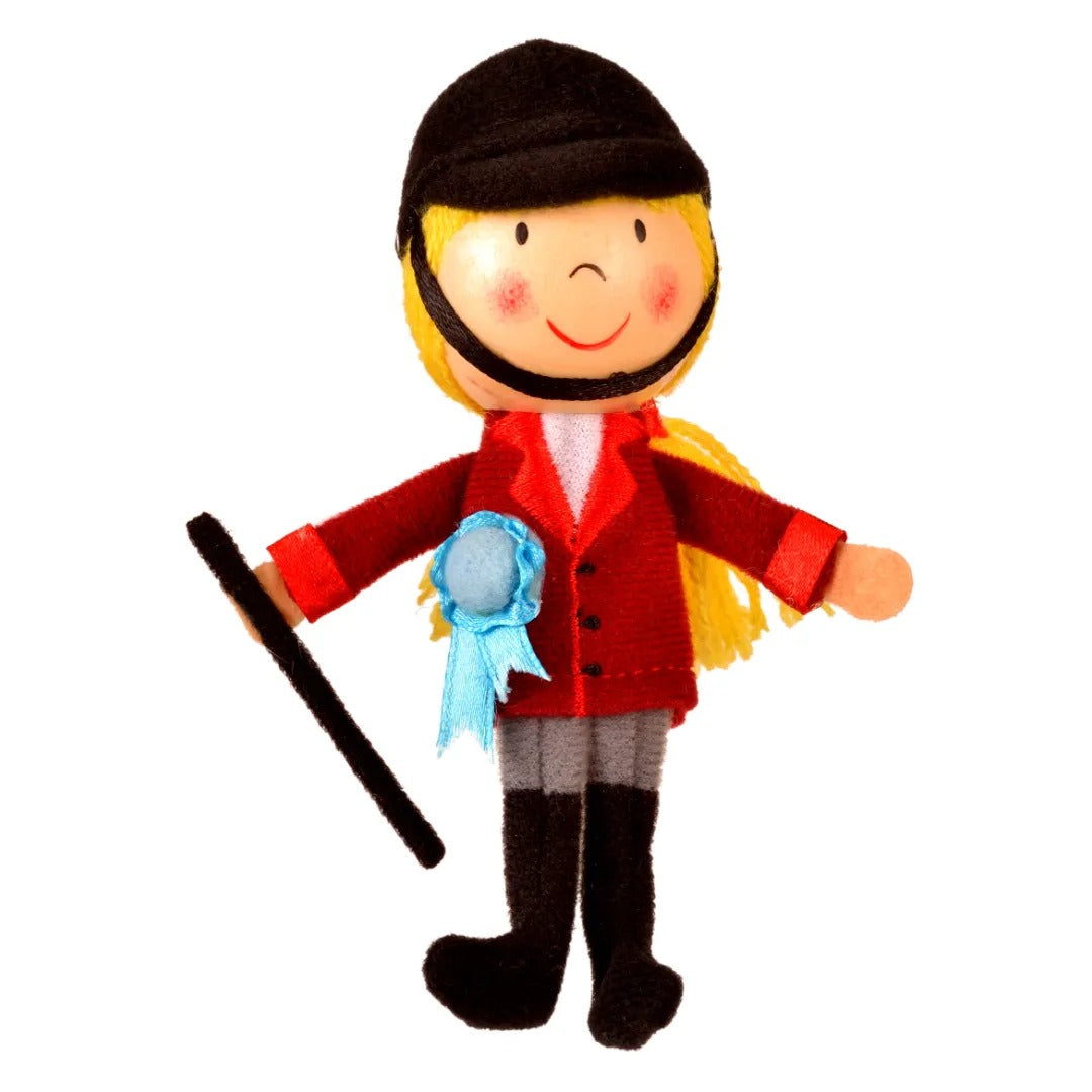 Horse Rider Finger Puppet (6) (3 Years +)
