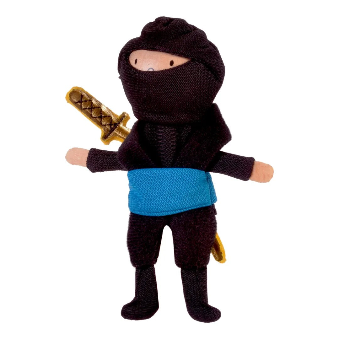 Blue Ninja Finger Puppet (6) (3 Years +)