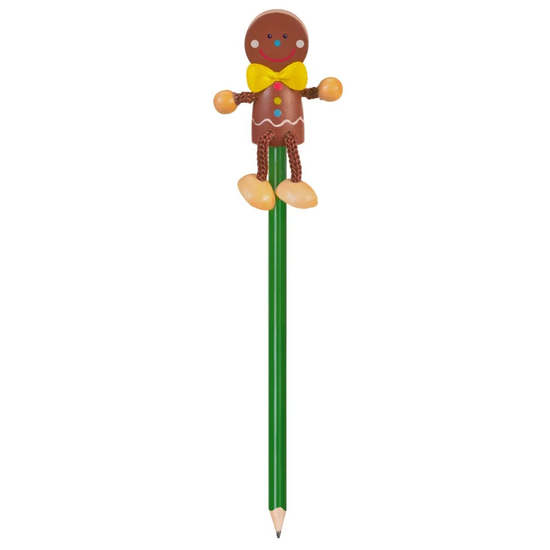 Gingerbread Man Pencil (6) (3 Years +)