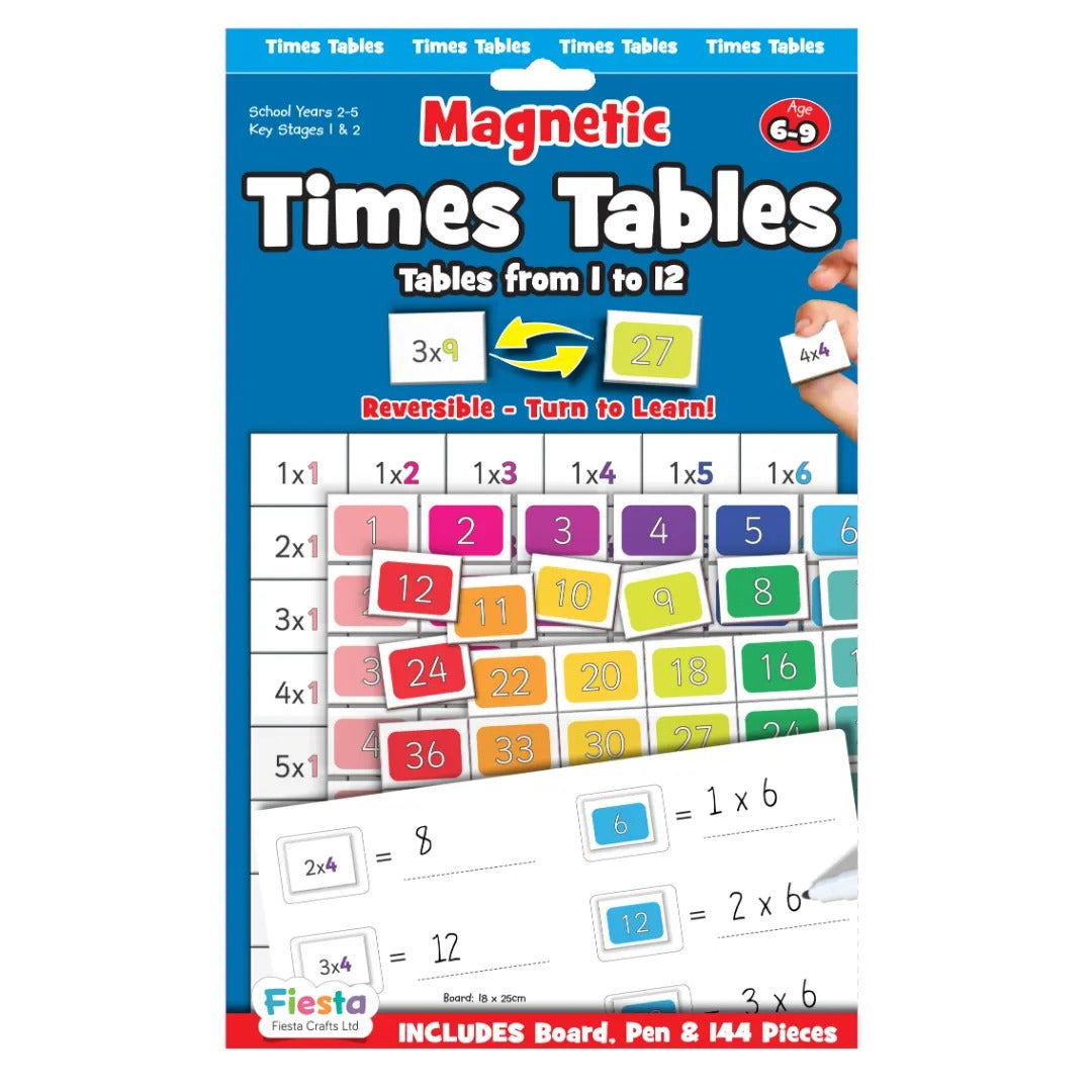 Magnetic Times Tables (6 Years +)