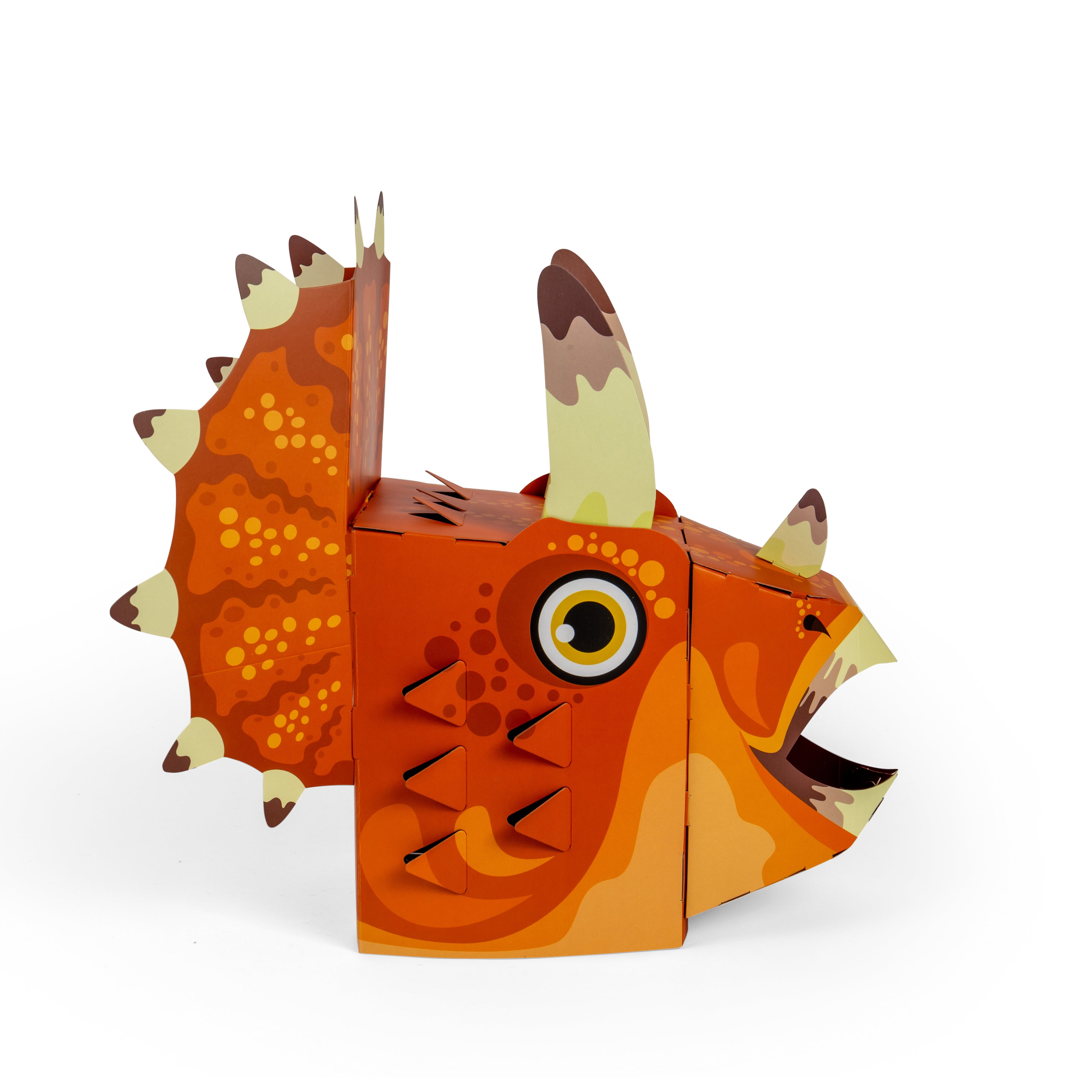 Triceratops 3D Mask Card Craft (5 Years +)