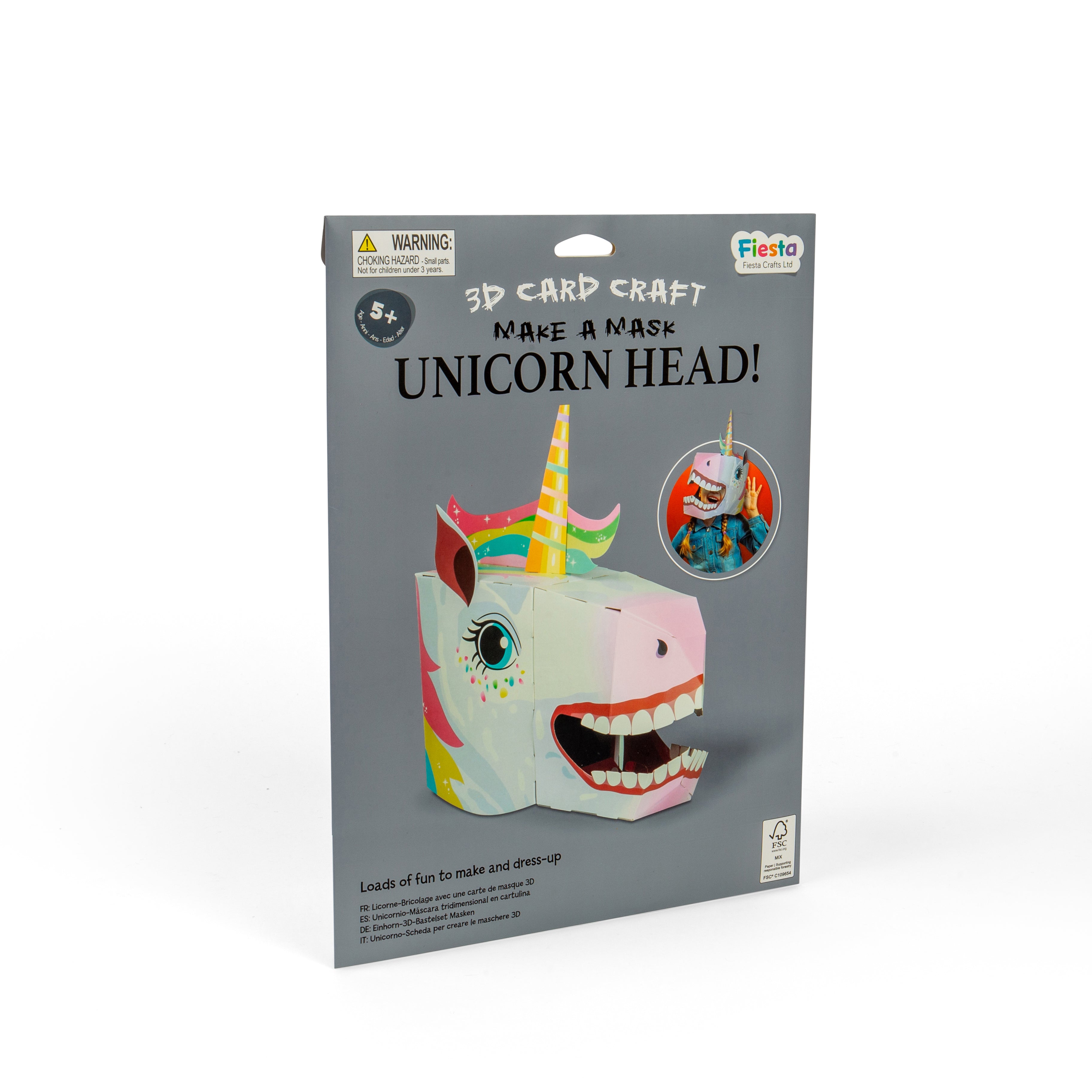 Unicorn 3D Card Craft (5 Years +)