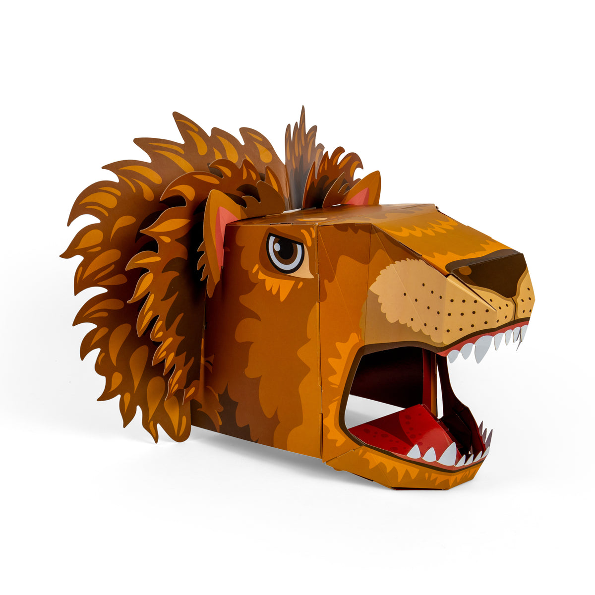 Lion 3D Mask Card Craft (5 Years +)
