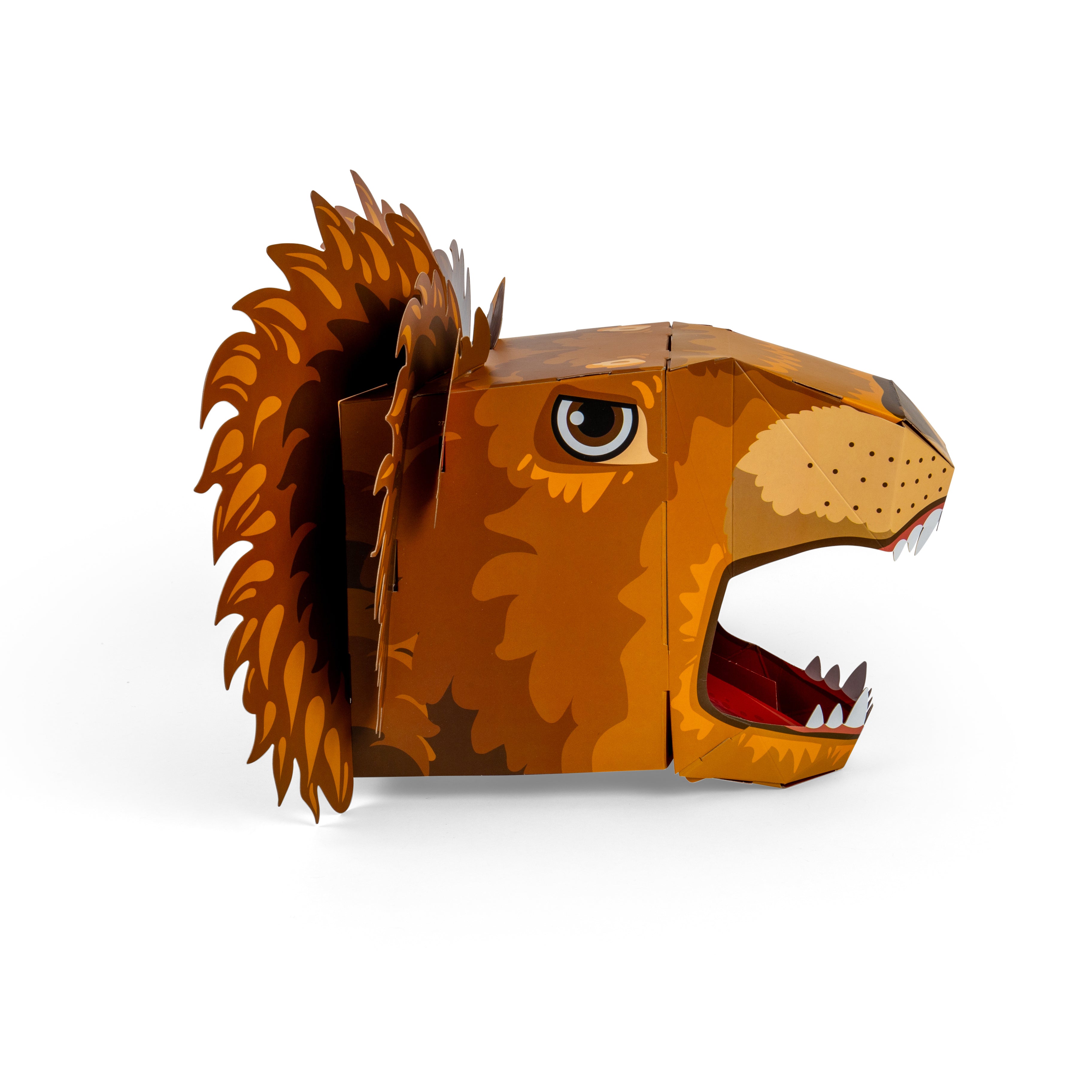 Lion 3D Mask Card Craft (5 Years +)