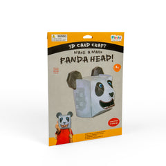 Panda 3D Mask Card Craft (5 Years +)