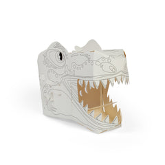 T-Rex Colour-in 3D Mask Card Craft (5 Years +)