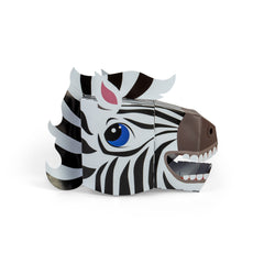 Zebra 3D Mask Card Craft (5 Years +)