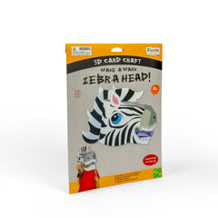 Zebra 3D Mask Card Craft (5 Years +)