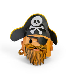 Pirate 3D Mask Card Craft (6 Years +)