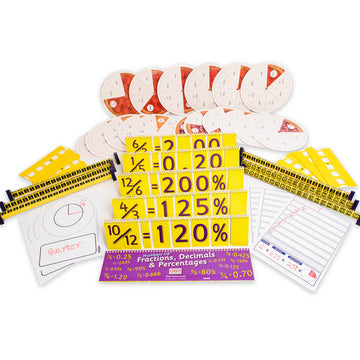 Fraction Decimal Percentage Group Pack - New , kit