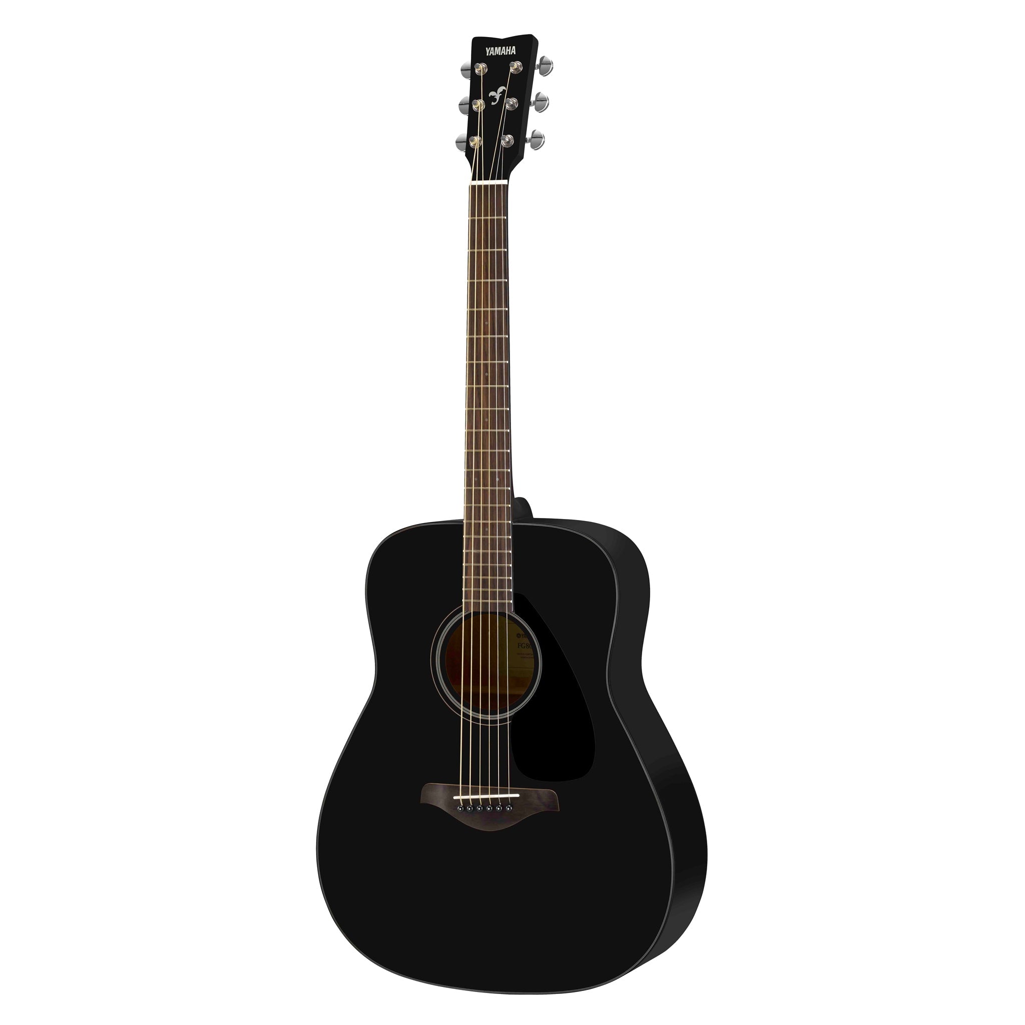 Yamaha FG800II 4/4 dreadnought acoustic guitar in gloss - Black gloss