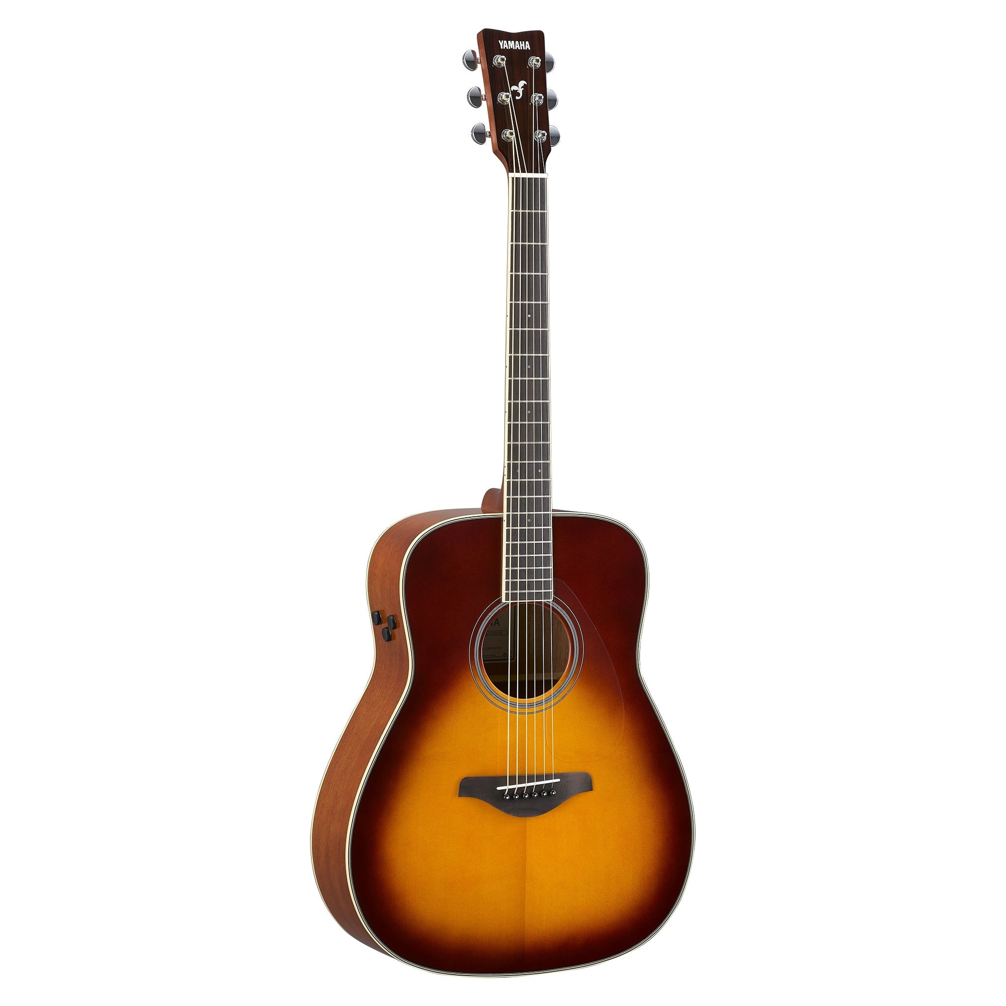 Yamaha FG-TA 4/4 dreadnought TransAcoustic guitar in gloss