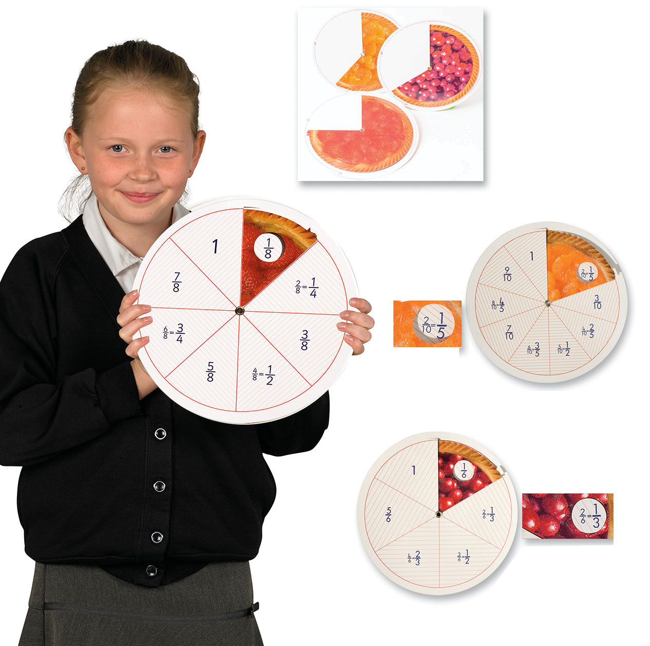 Fractions in Actions pack , set of 3