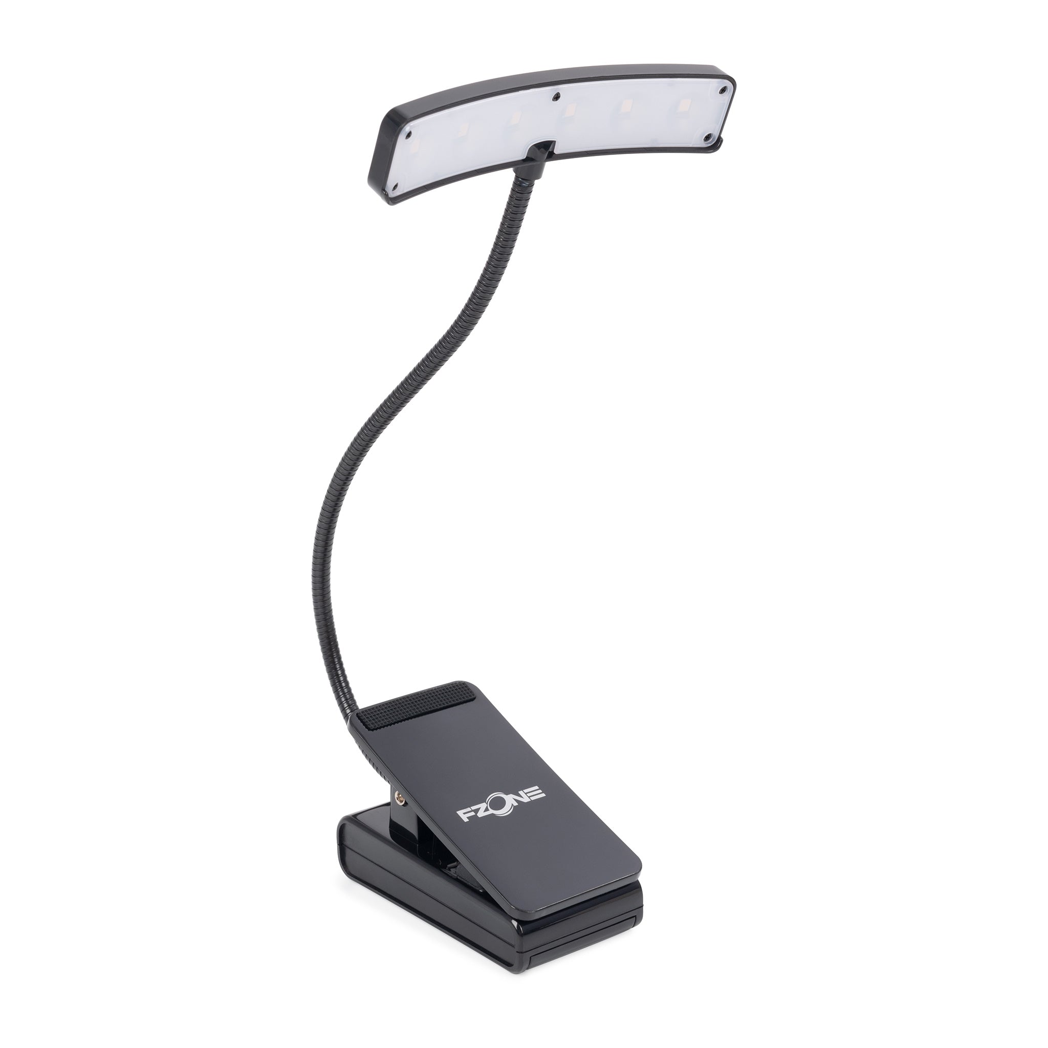 FZone clip on 6 LED compact music stand light