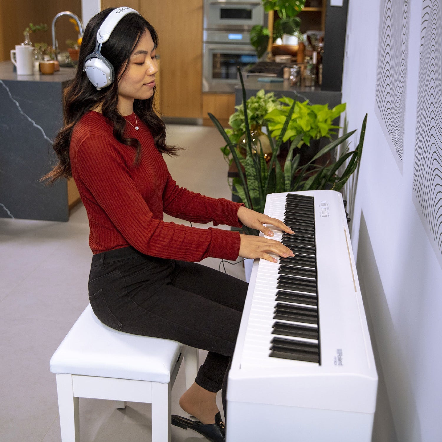 Roland FP-30X portable digital piano - White