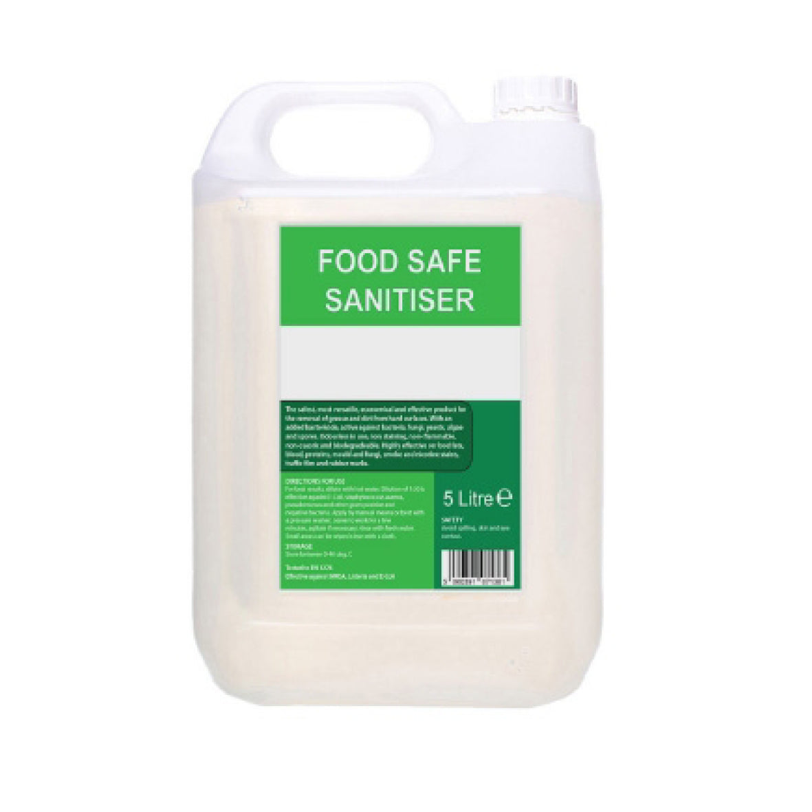 Food Safe Spray & Wipe Sanitiser 5 Litre