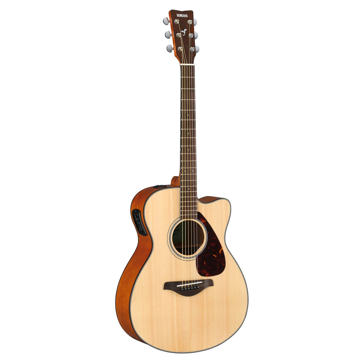 Yamaha FSX800CII 4/4 solid top concert cutaway electro-acoustic guitar - Natural