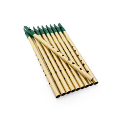 FeodÃ³g Irish whistle in D - Brass, pack of 10