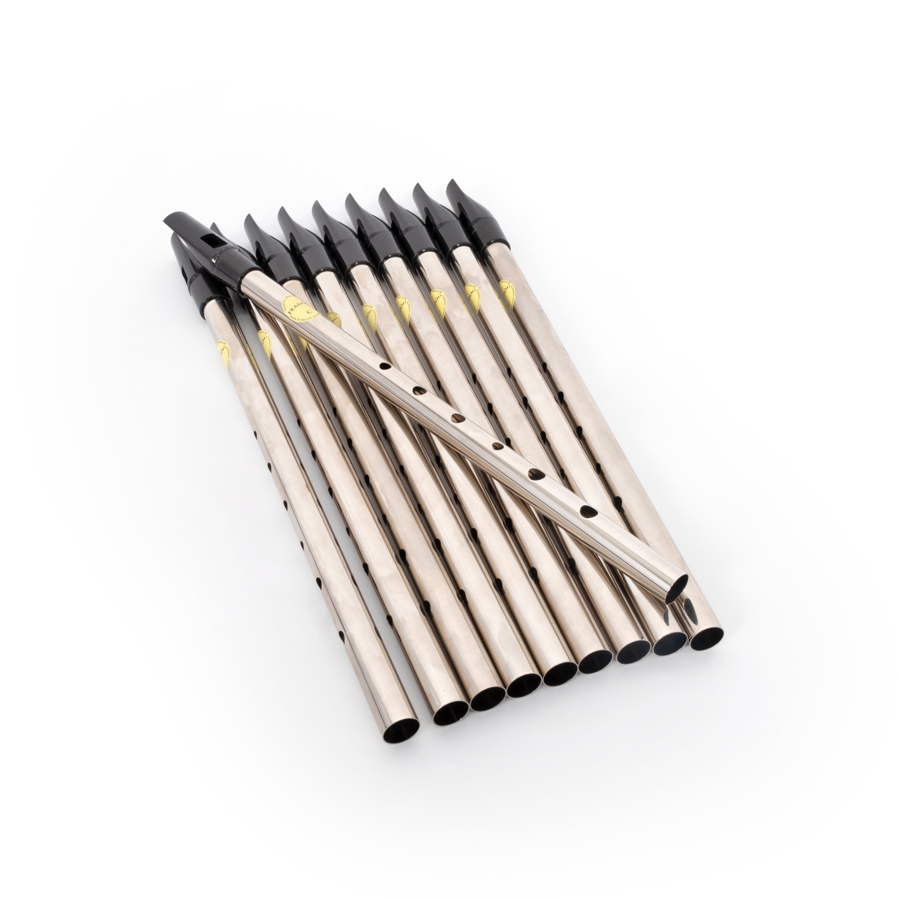 FeodÃ³g Irish whistle in C - Nickel, Pack of 10