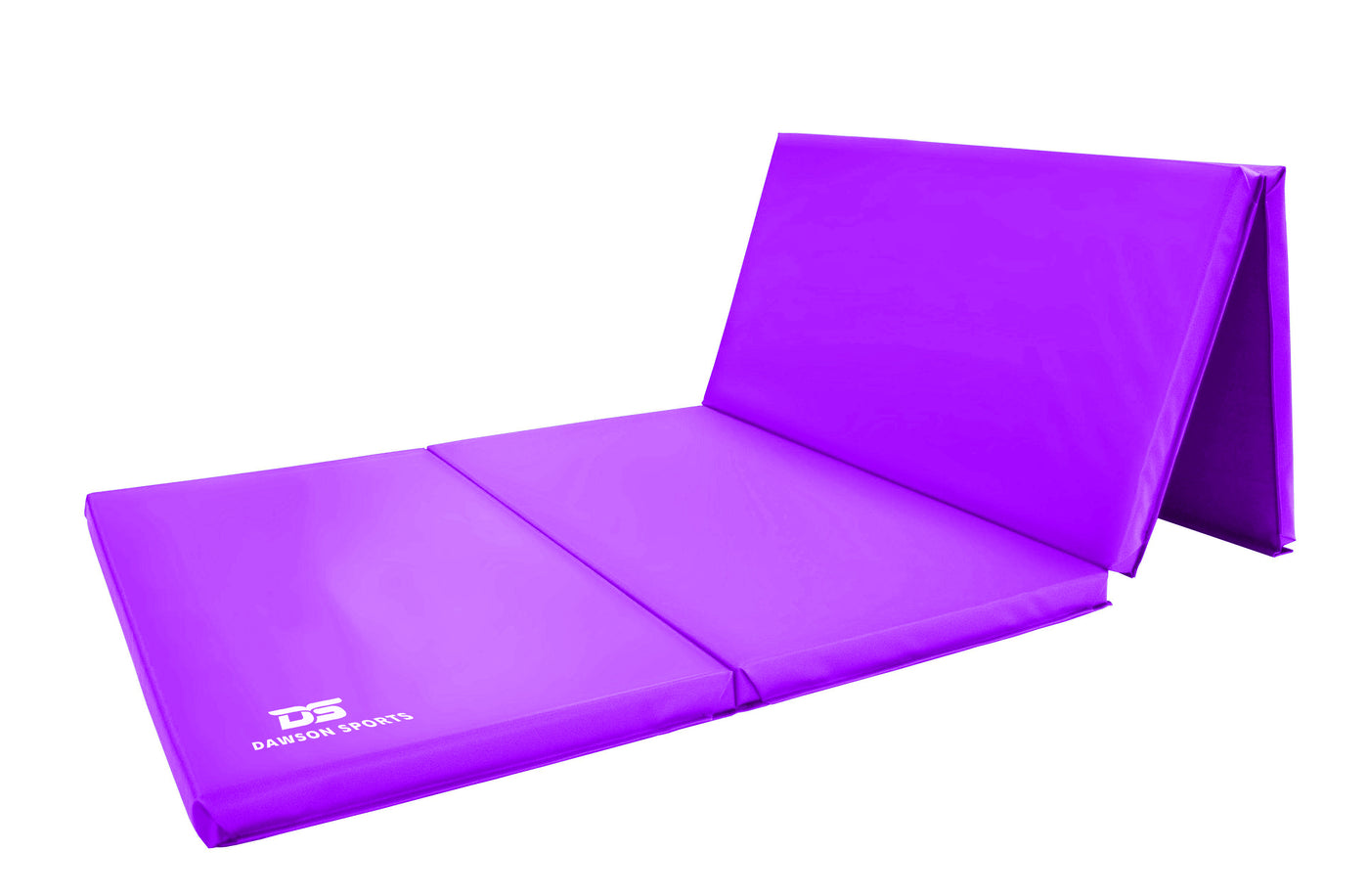 DS Gymnastic Folding Mat with Velcro (122 x 244 x 5cm) - Purple