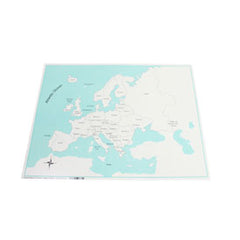 Labeled Europe Control Map