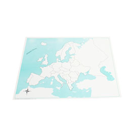 Unlabeled Europe Control Map