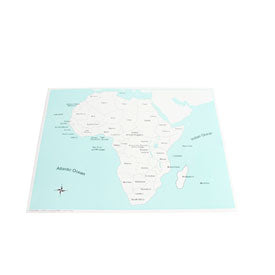 Labeled Africa Control Map