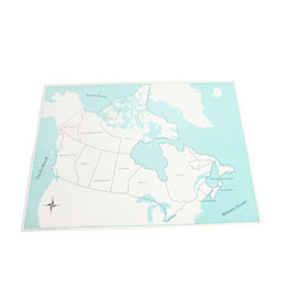 Labeled Canada Control Map