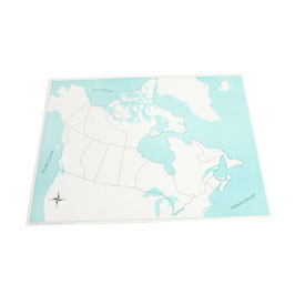 Unlabeled Canada Control Map