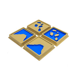 Land and Water Form Trays:Set 2