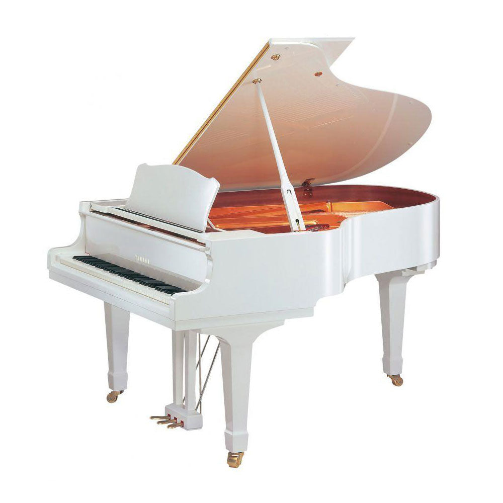 Yamaha GC1 grand piano – Polished White