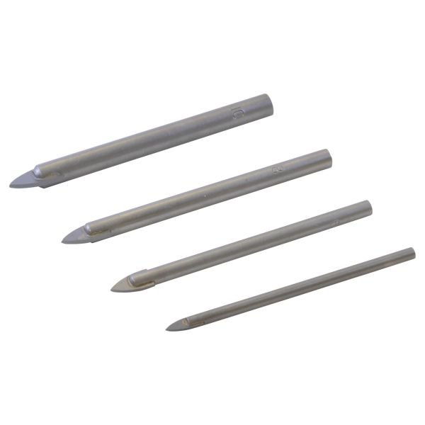 Glass Drill Set - 4 Piece