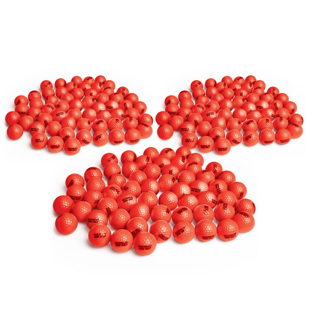 MASTERPLAY MINI GOLF BALL RED, BOX OF 300