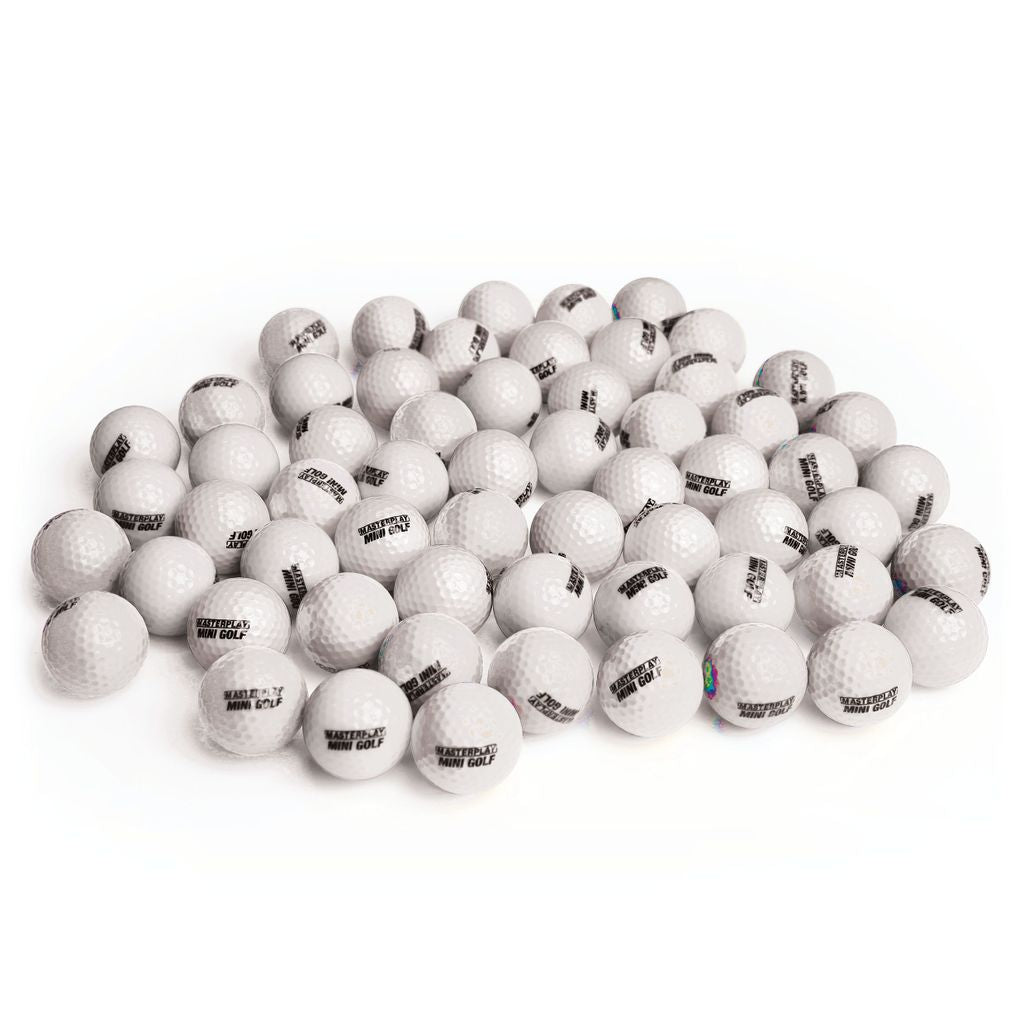 MASTERPLAY MINI GOLF BALL WHITE, SET OF 50
