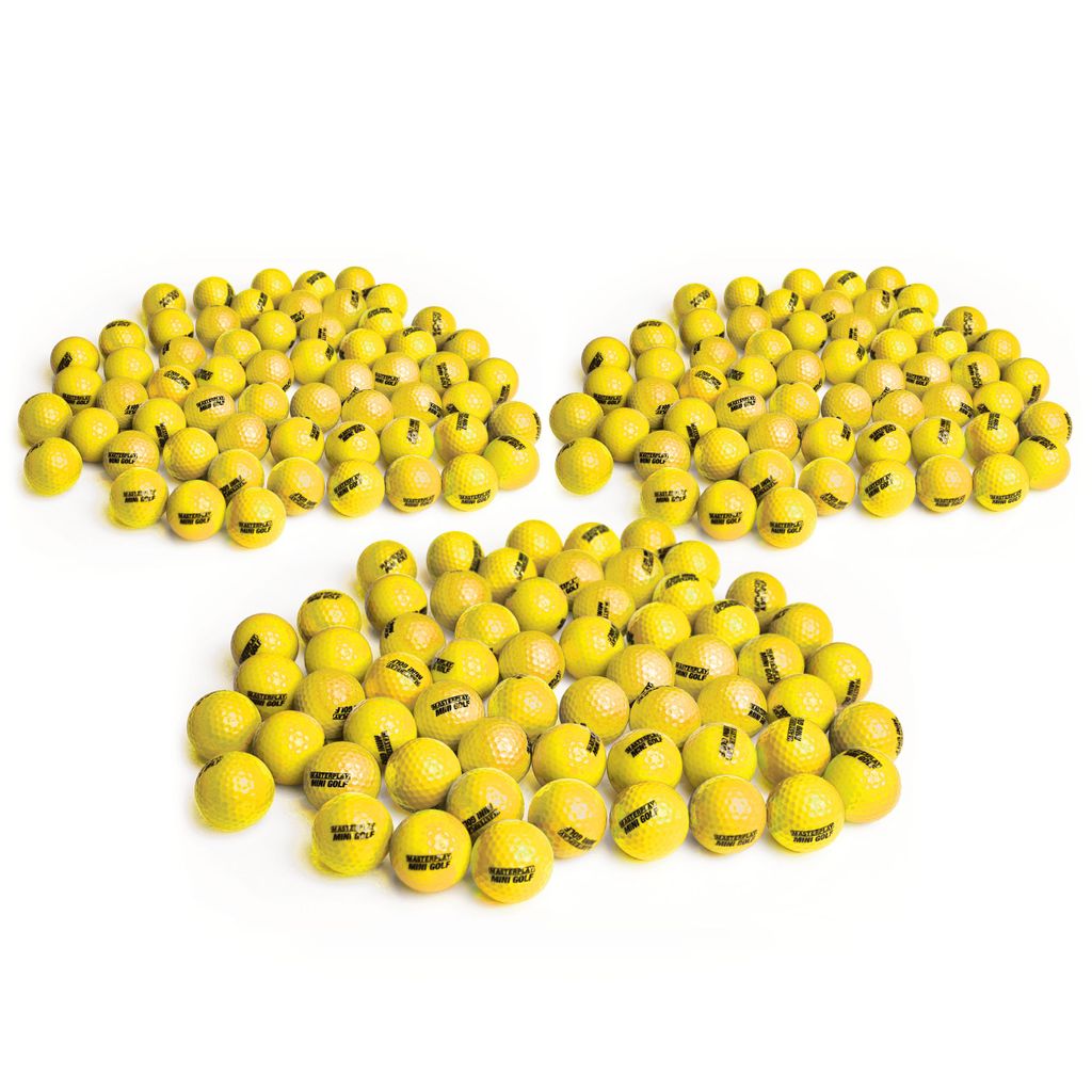 MASTERPLAY MINI GOLF BALL YELLOW, BOX OF 300