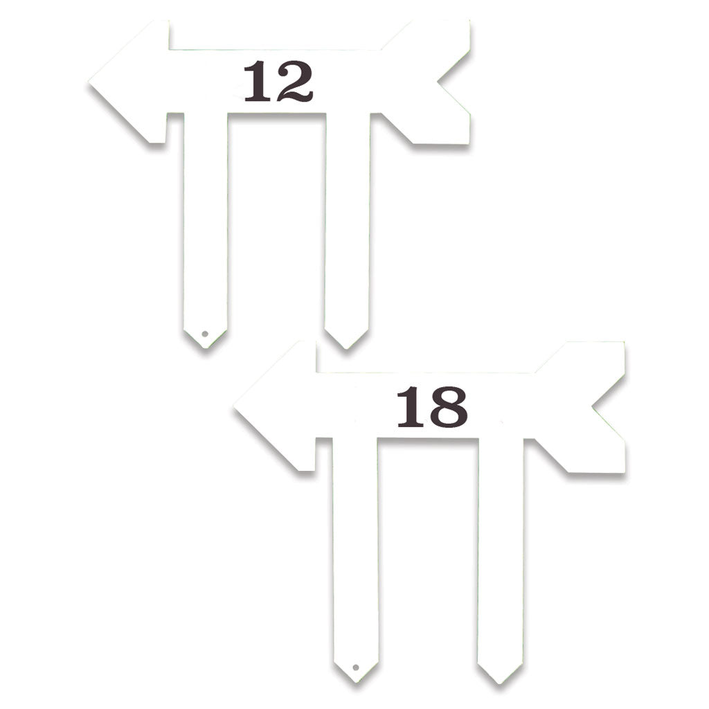 ARROWS NUMBERED NUMBERS 10-18
