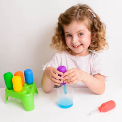 Giant Pipettes in stand , set of 6